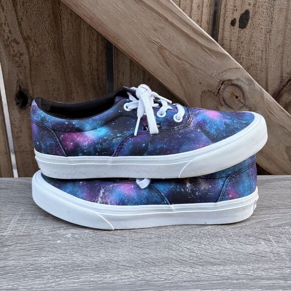 VANS Shoes Womens 8.5 Doheny Galaxy Skate Low Sneakers 508731 Purple Multicolor - Picture 9 of 11